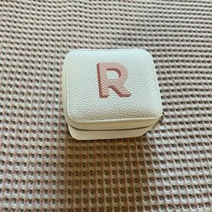 Monogrammed Travel Jewelry Case